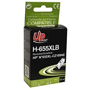 UPrint kompatibel Ink mit CZ109AE, HP 655, black, 550S, 20ml, H-655XLB, für HP Deskjet Ink Advantage 3525, 5525, 6525, 4615 e-AiO